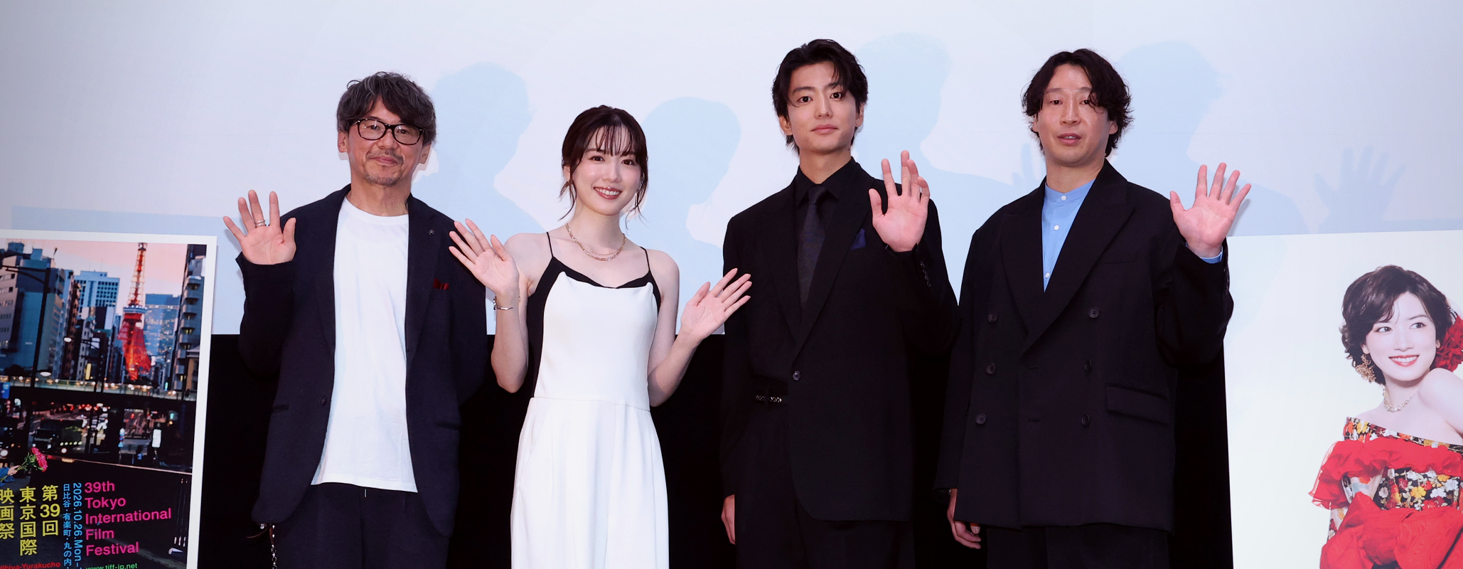 The Night Queen of Himachi Greetings from the Stage: Nagano Mei (Actor/Producer), Ito Kentaro (Actor), Miyamoto Hidemitsu (Director), Kubota Satoshi (Executive Producer)