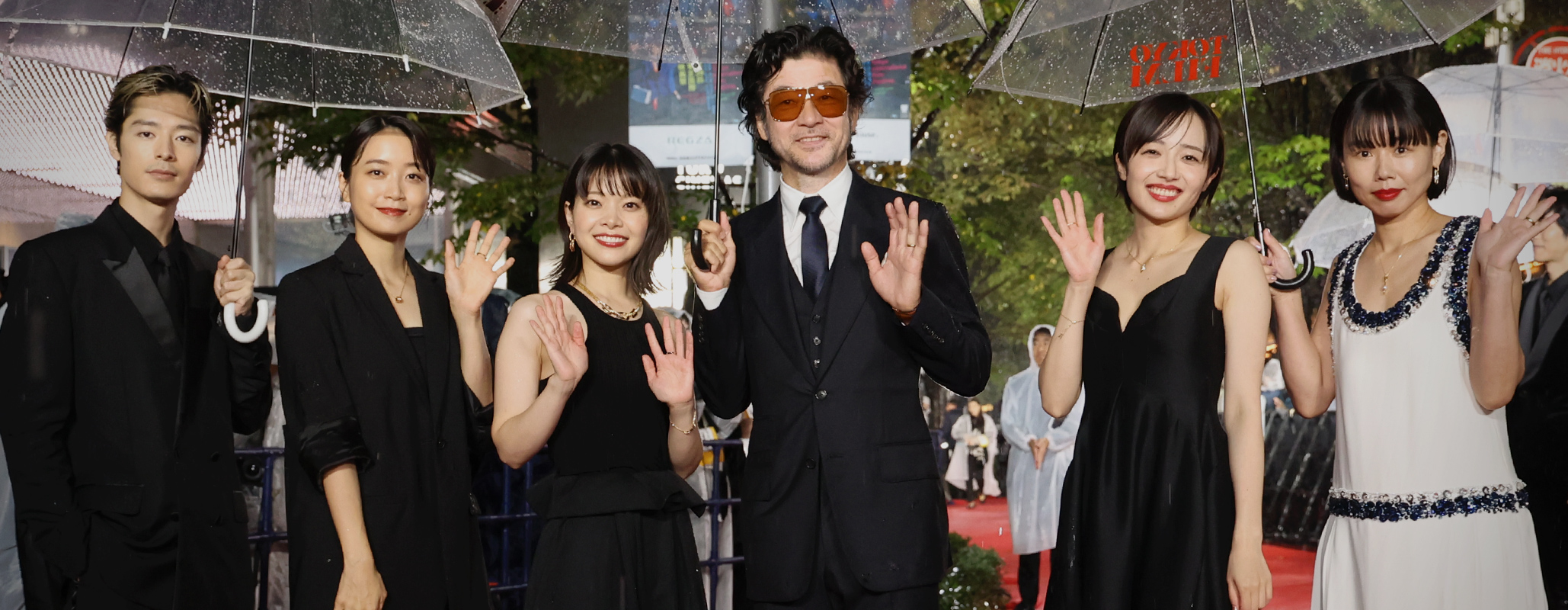 Opening event Red carpet All the Lovers in the Night Kishii Yukino, Asano Tadanobu, Morita Misato, Fukagawa Mai, Shiono Akihisa, Sode Yukiko