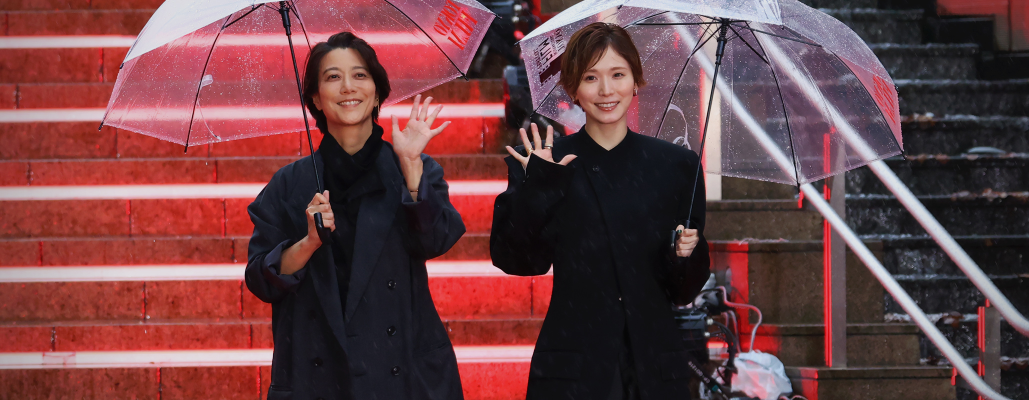Opening event Red carpet Two Cigarettes, Three Nights Matsuoka Mayu, Mishima Yukiko