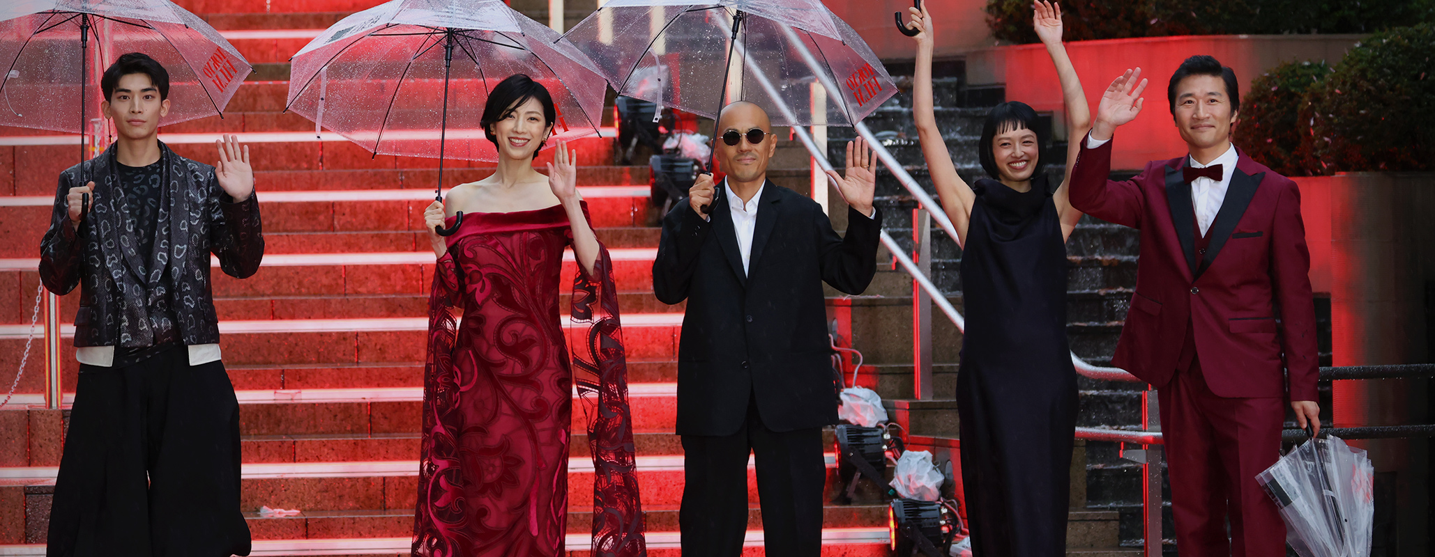 Opening event Red carpet Chihiro | Akemi Tezuka Mai, Nawata Canon, Isono Ciel, Natori Satoshi
