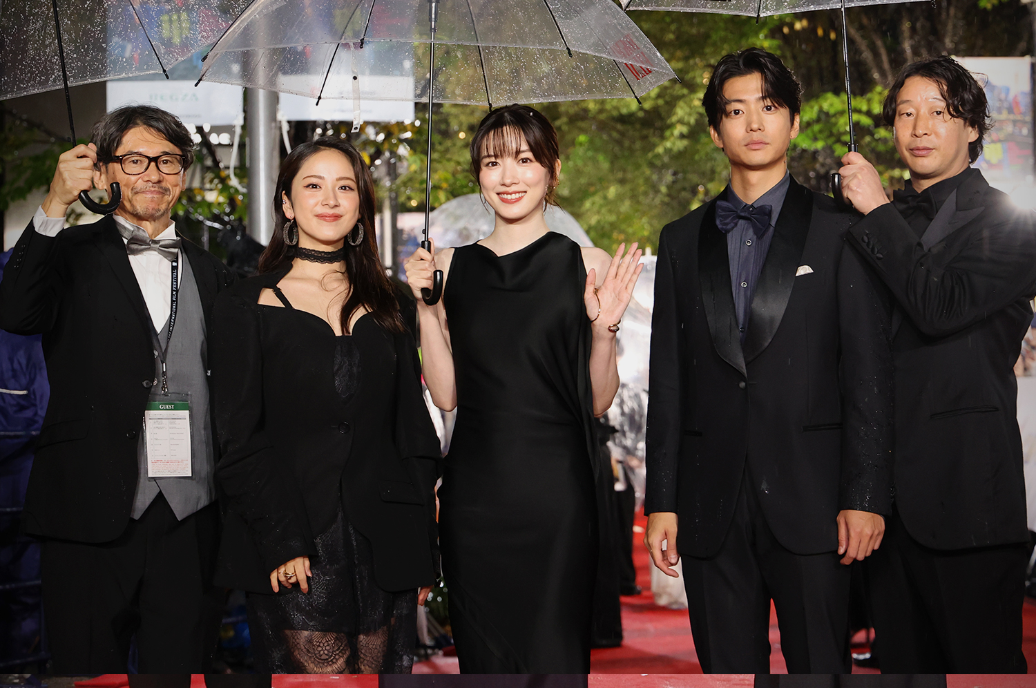 Opening event Red carpet The Night Queen of Himachi Nagano Mei, Ito Kentaro, Taira Yuna, Miyamoto Hidemitsu
