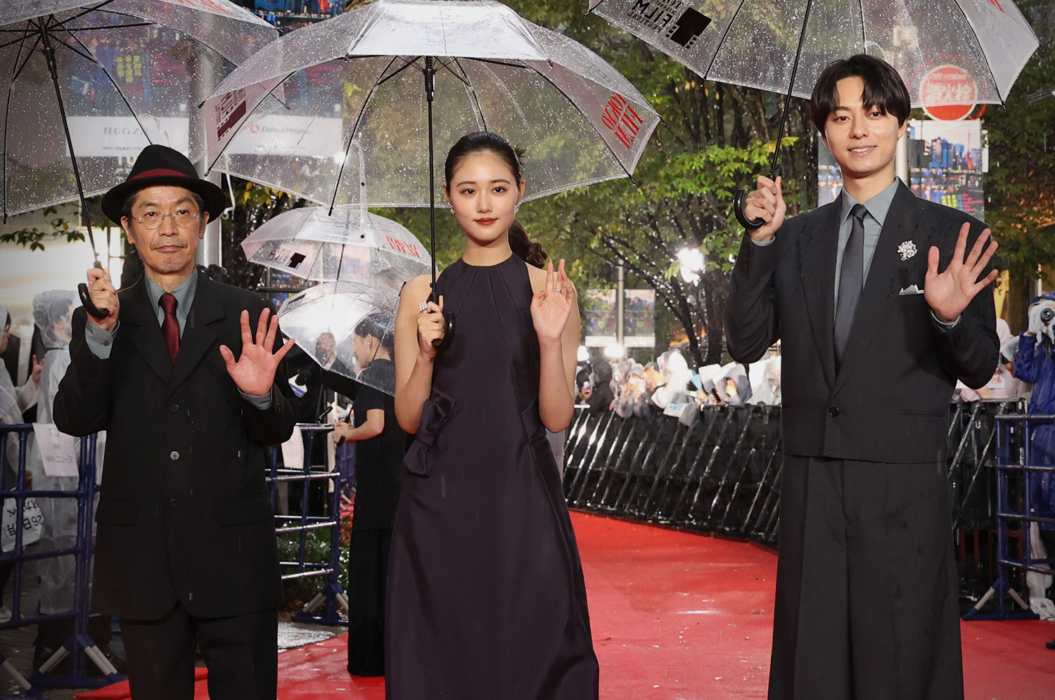 Opening event Red carpet A Bouquet of Light for You Hara Nanoka, Sakuma Ryuto, Ando Hiroshi
