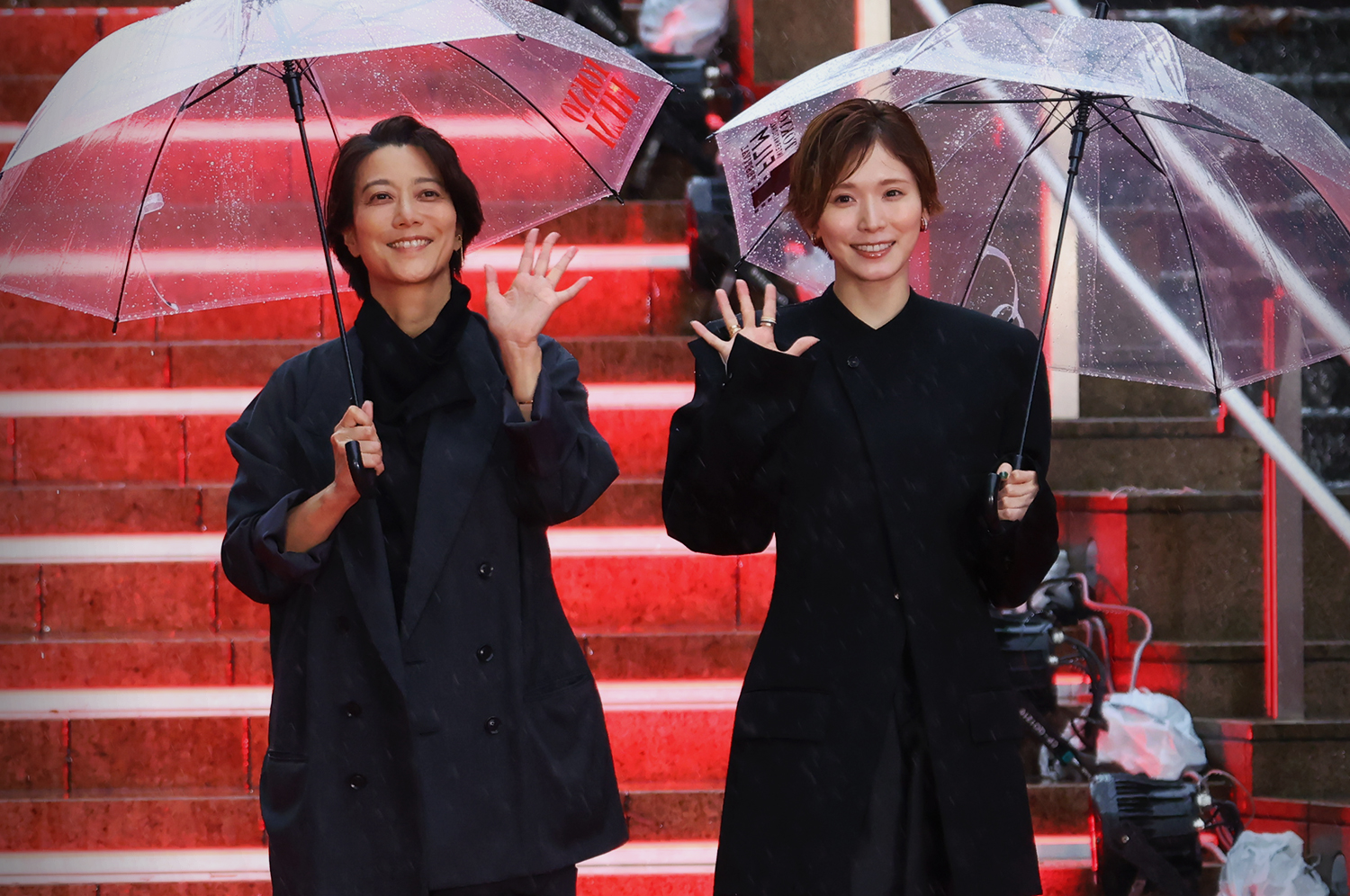 Opening event Red carpet Two Cigarettes, Three Nights Matsuoka Mayu, Mishima Yukiko